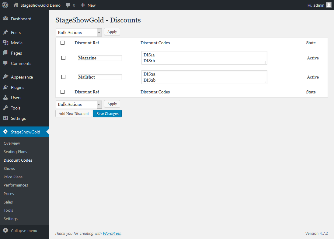 Screenshot 13: General Settings Page