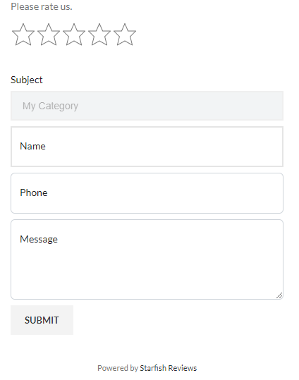 The General Settings screen.