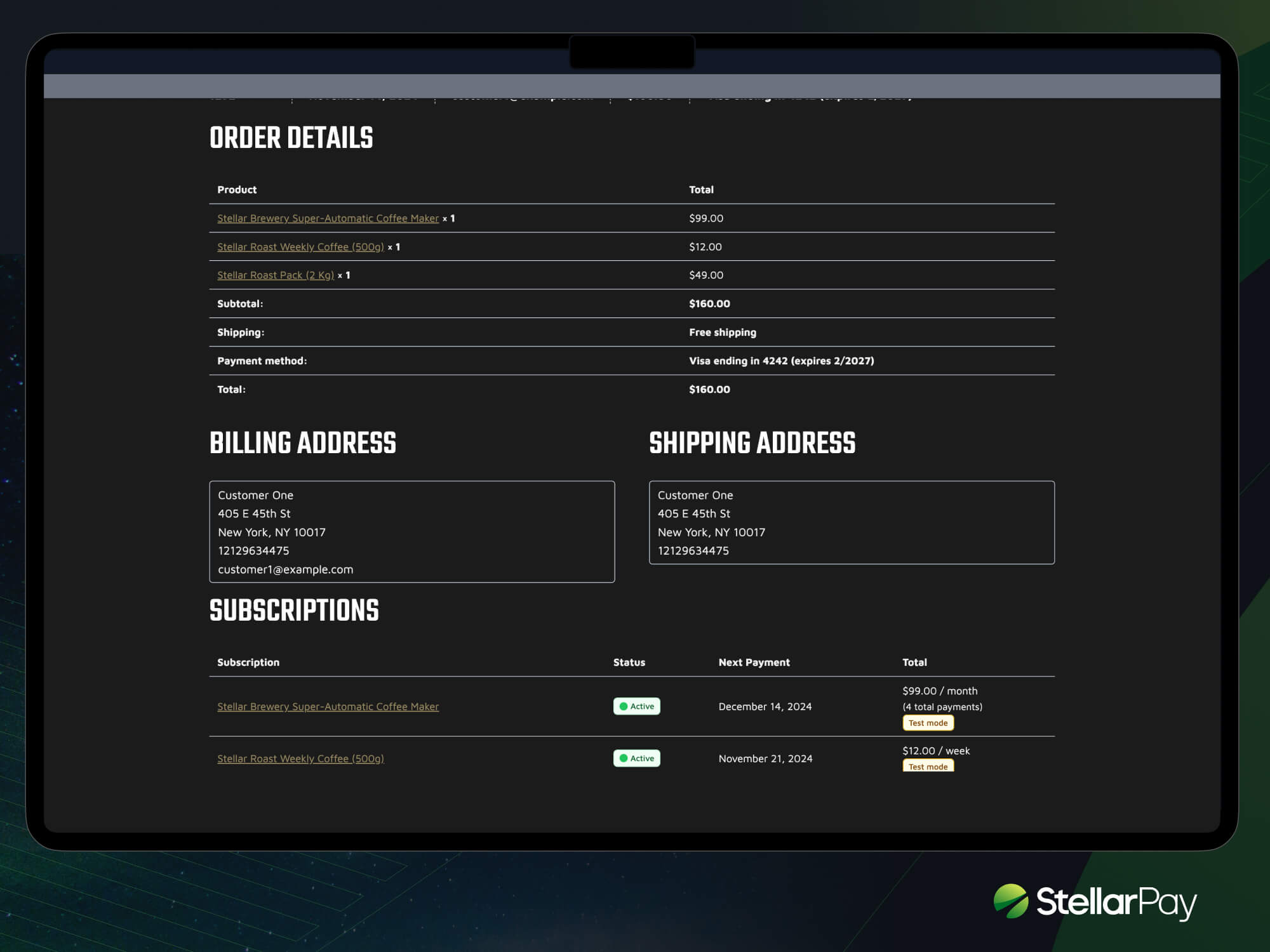 Monitor and manage refunds and disputes right from your WordPress dashboard, increasing your chances of winning disputes.