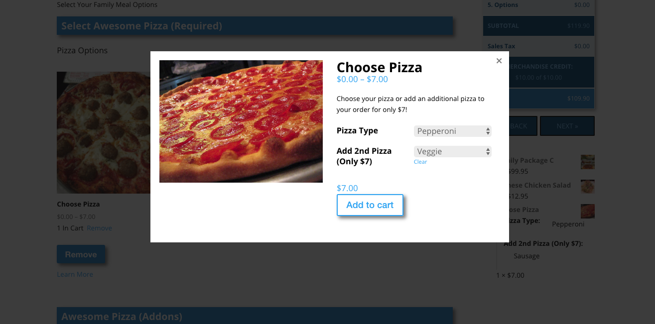 Select a variable product from the catalog page without having to visit the product page.