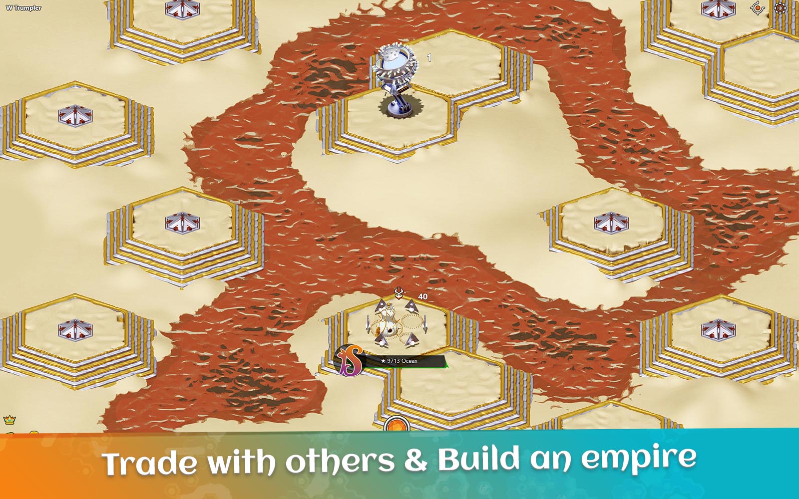 Colonize empty slots, attack other players, send spies, prepare transport convoys and more