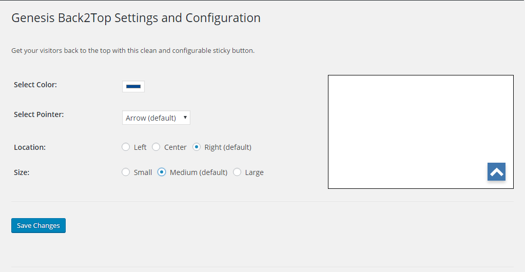 Easy-to-understand interface provides quick selection and preview before activation. Options include color, arrow style, and location (more to come)!