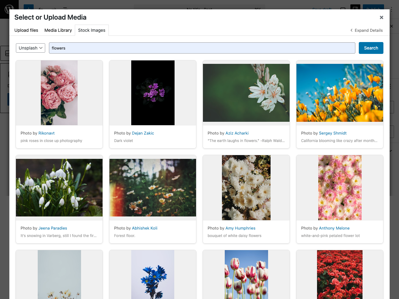Media Library integration