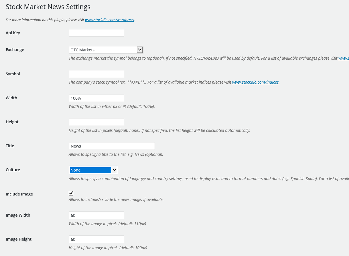 Stockdio toolbar integration with easy to use dialog.