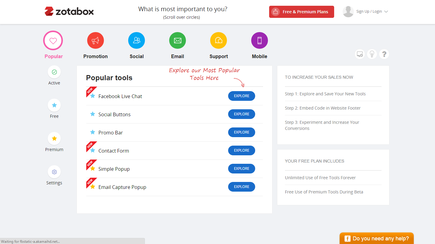 Zotabox Dashboard