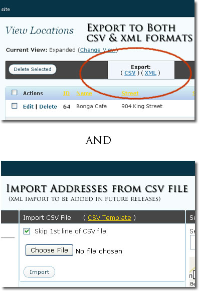 Quickly Upload Many Locations From a Spreadsheet to Save Time (Addon: CSV/XML Importer/Exporter)