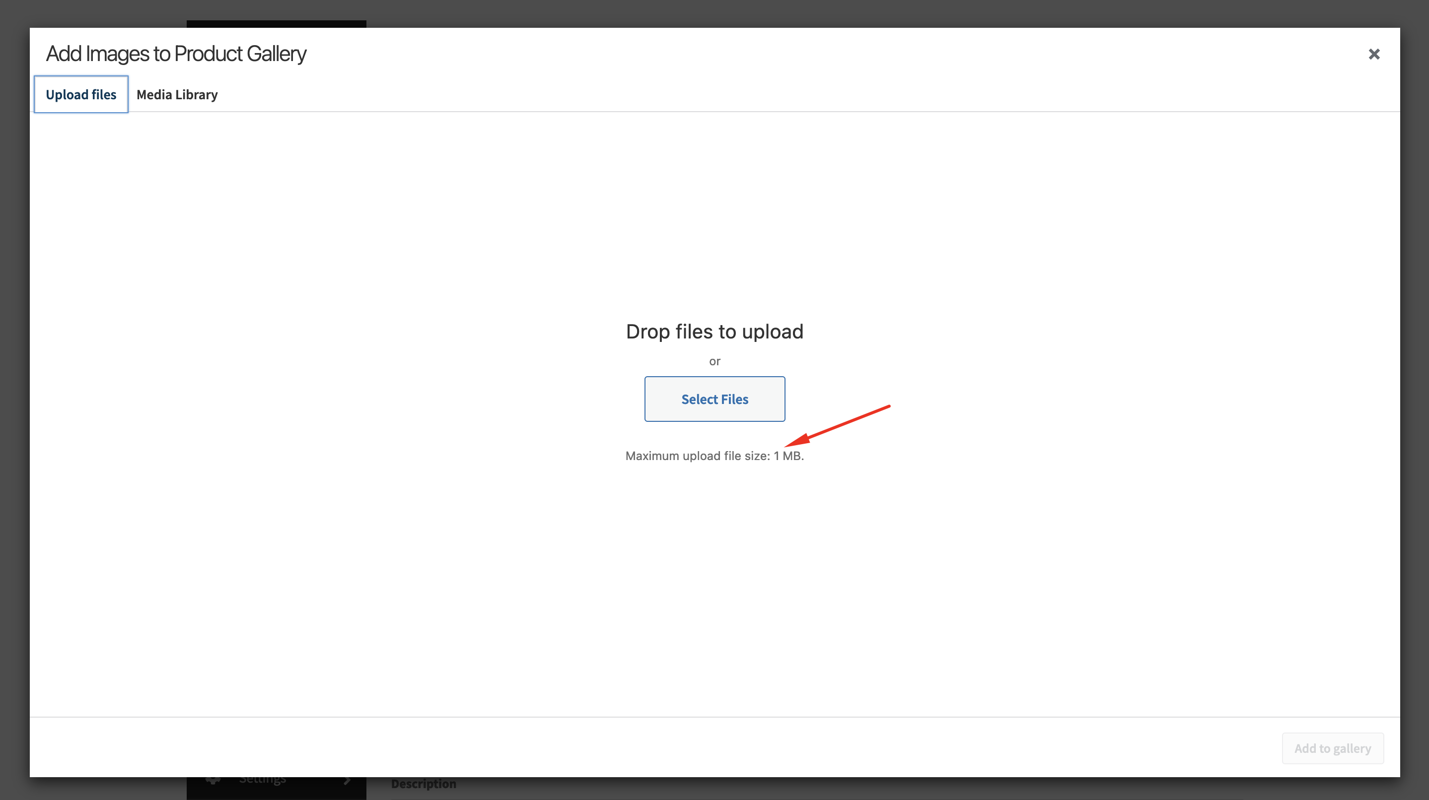 Limit File Upload Size for Vendors