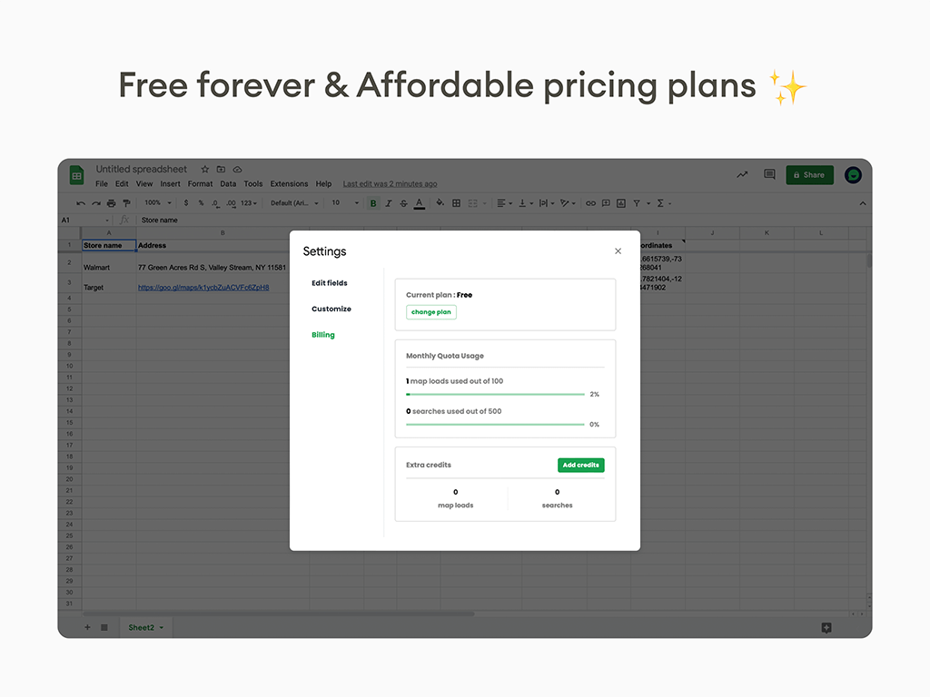 Free forever & Affordable pricing plans.