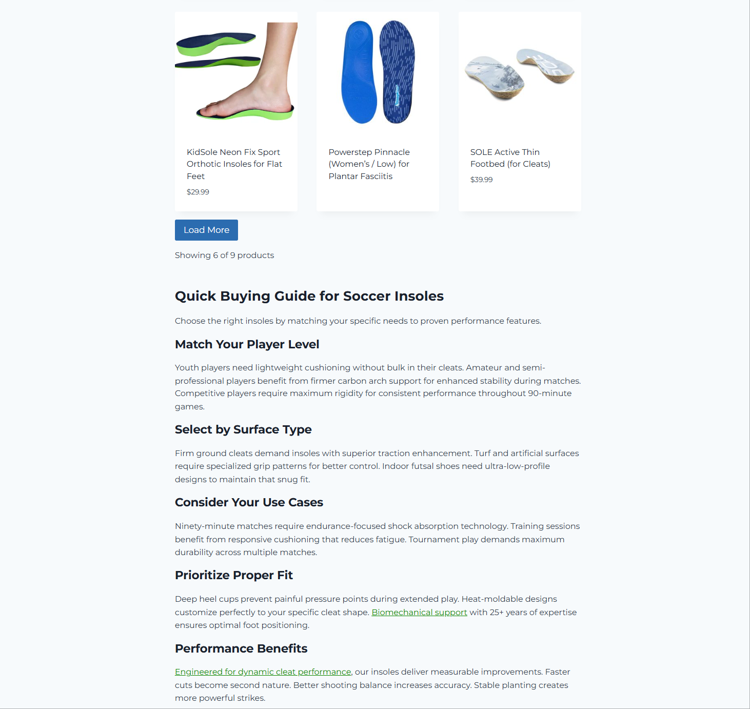 Second description below products — ideal for keyword-rich content and FAQs