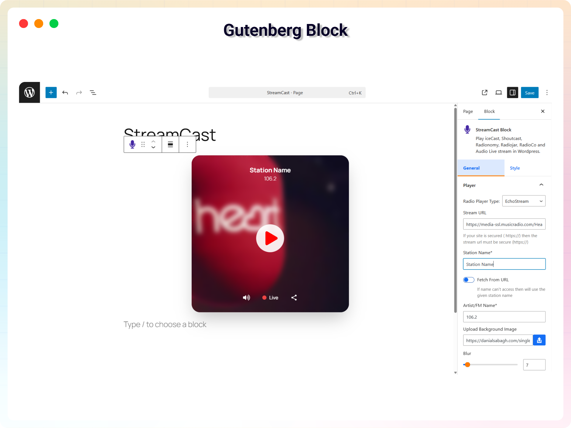 Gutenberg Block