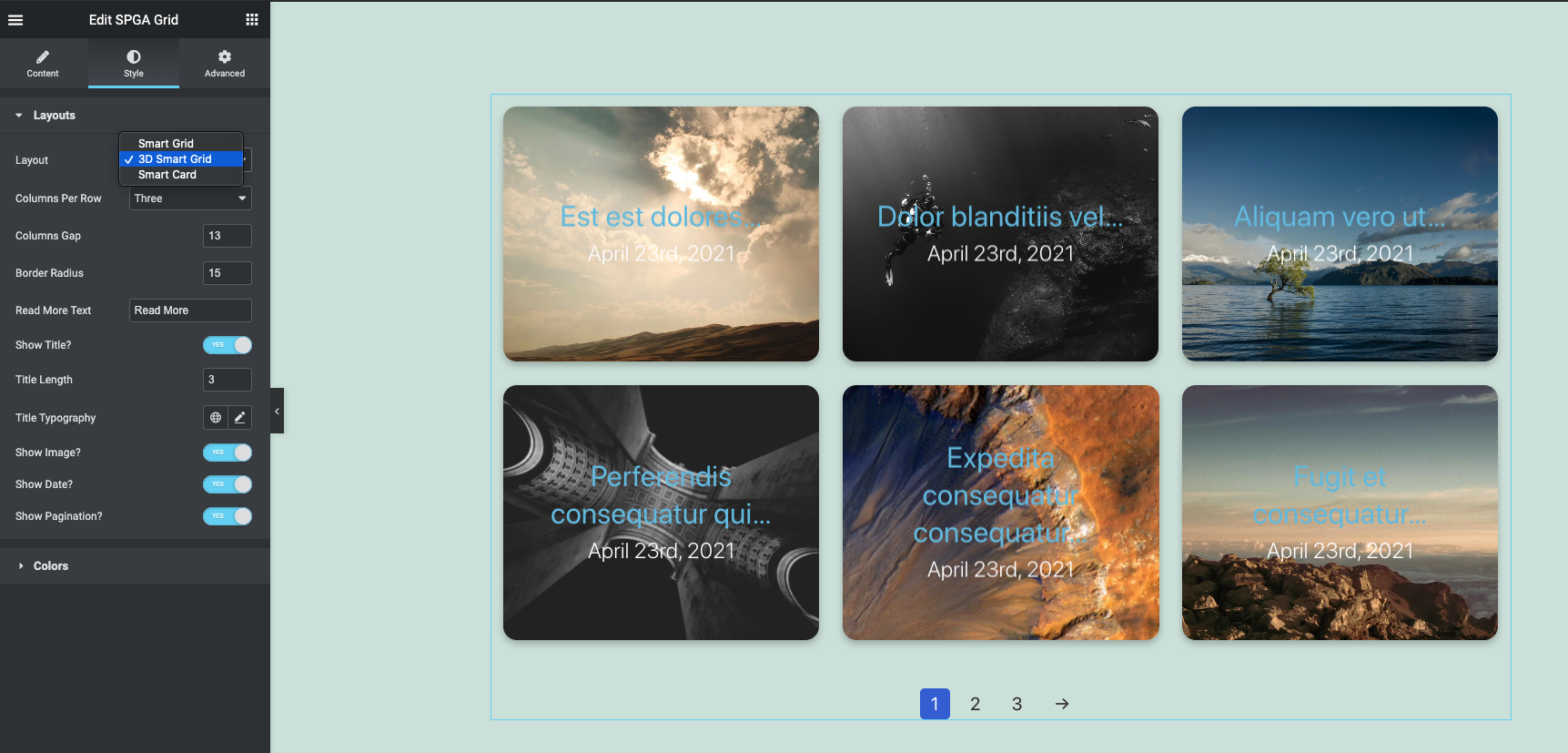 Multiple Layouts to Choose From