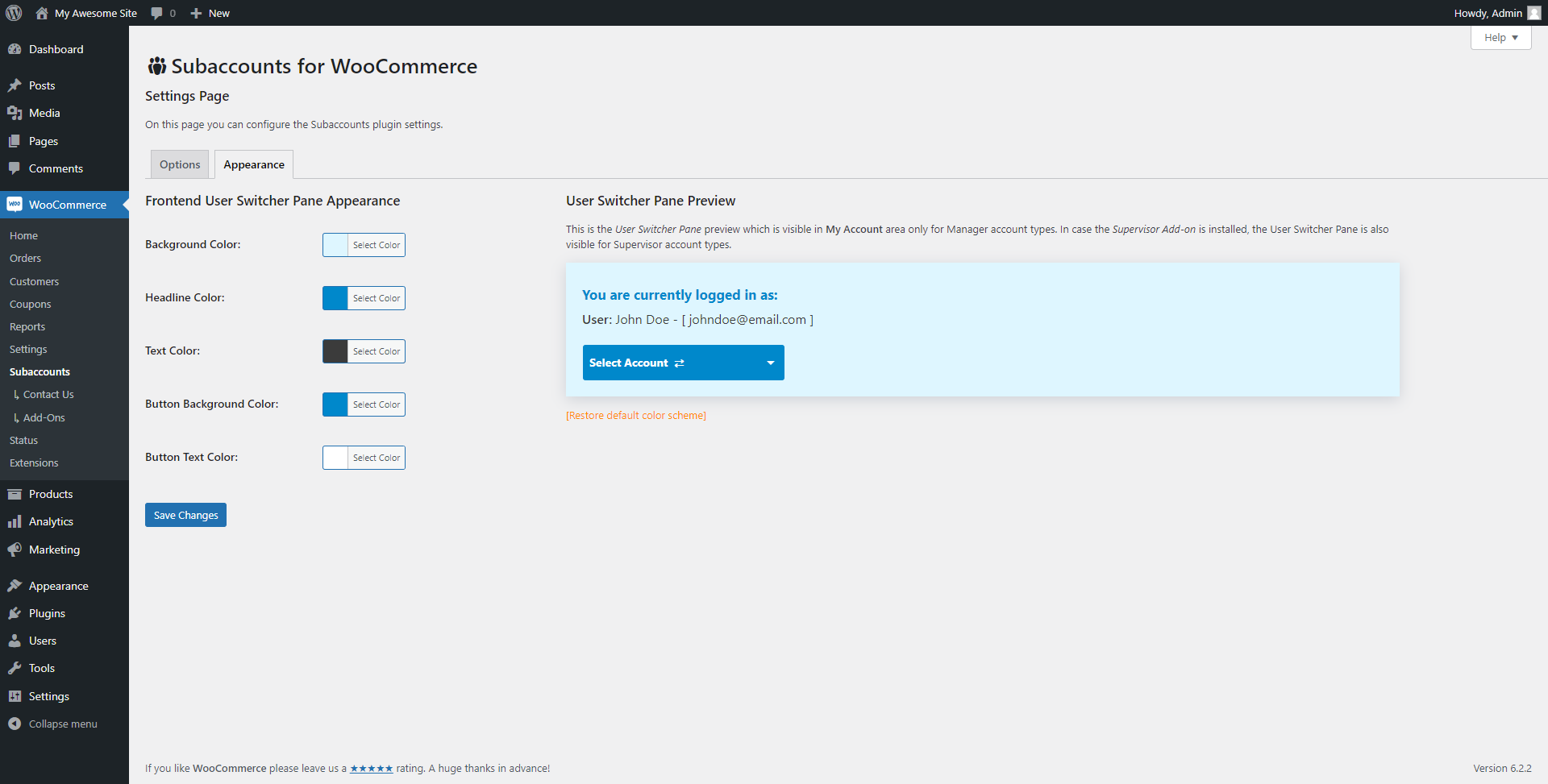 Admin Order List Page (premium feature)