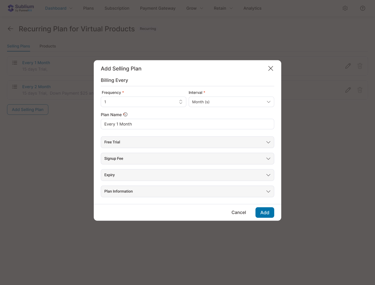 Email customization interface