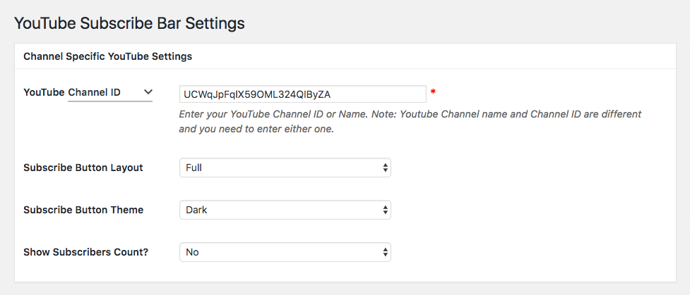 Settings Screen