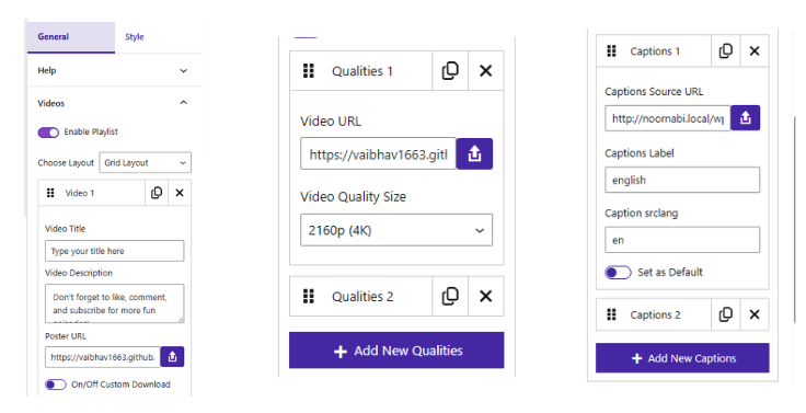 SideBar Menu