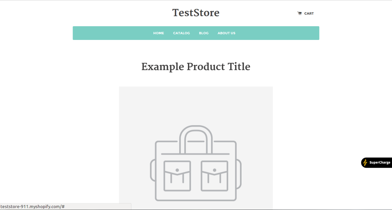 SuperCharge tab on your site.