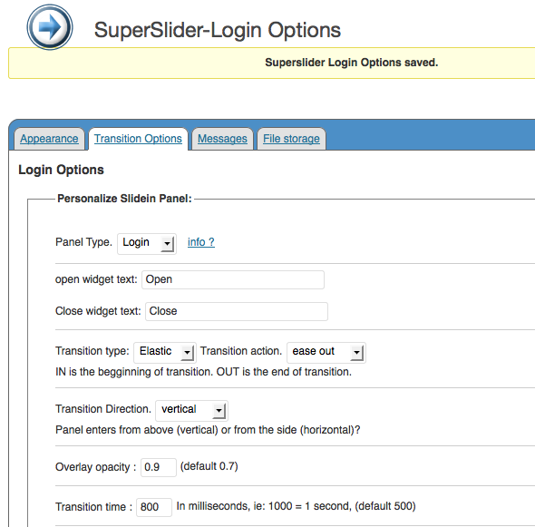 ![SuperSlider-login options screen](screenshot-1.png "SuperSlider-login options screen")