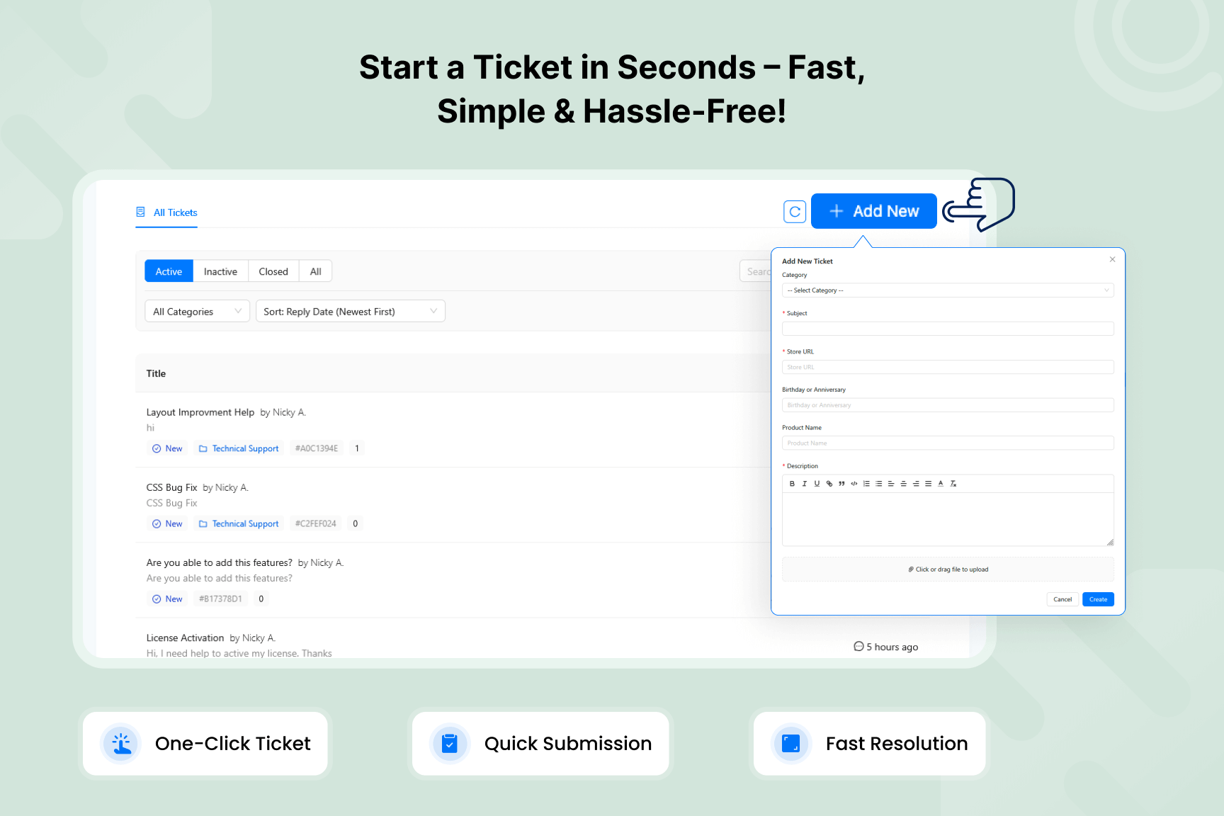 Ticket Details