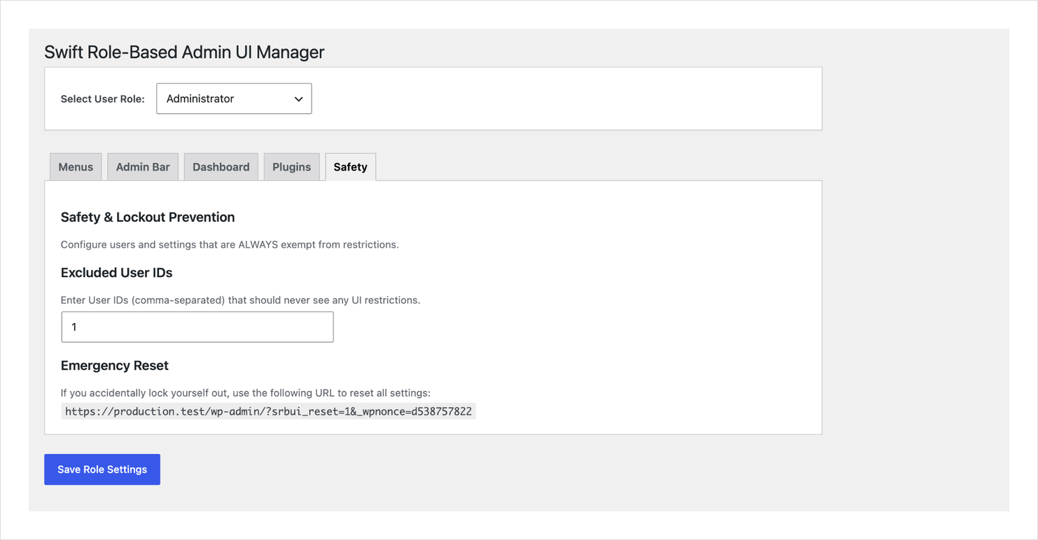 Safety & Lockout Prevention