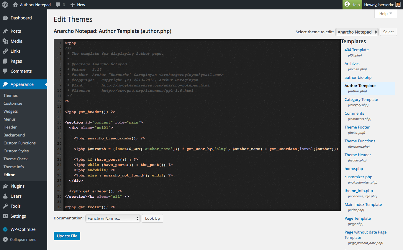 Plugin Editor that provided by this plugin (color theme: ambiance).