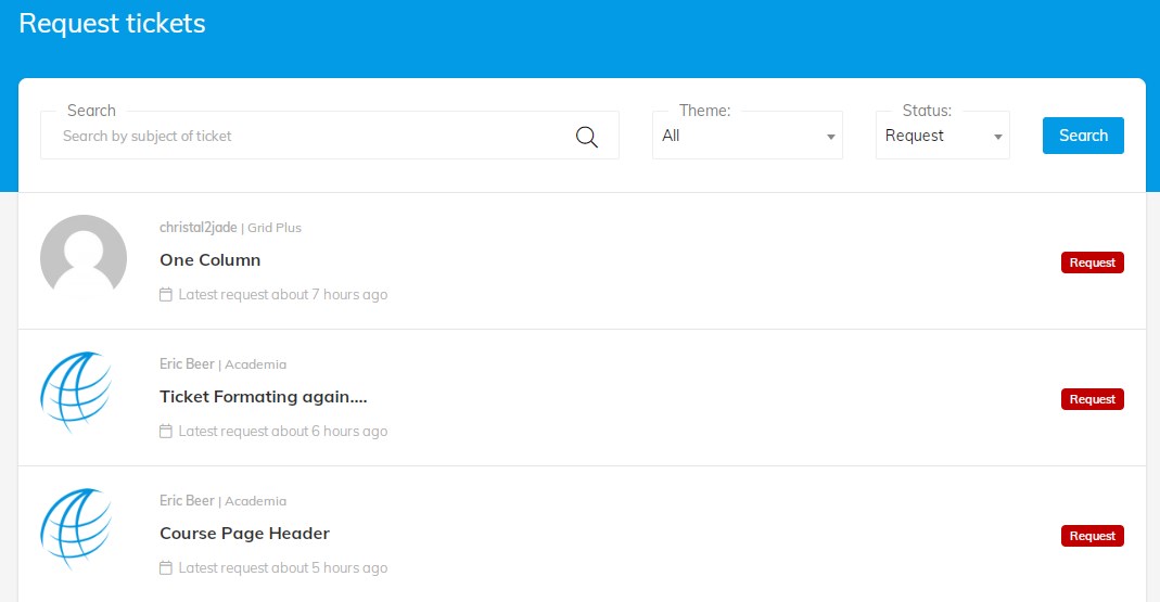 Create ticket from Front-End