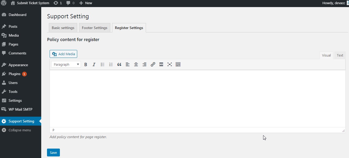 Realtime report from BackEnd