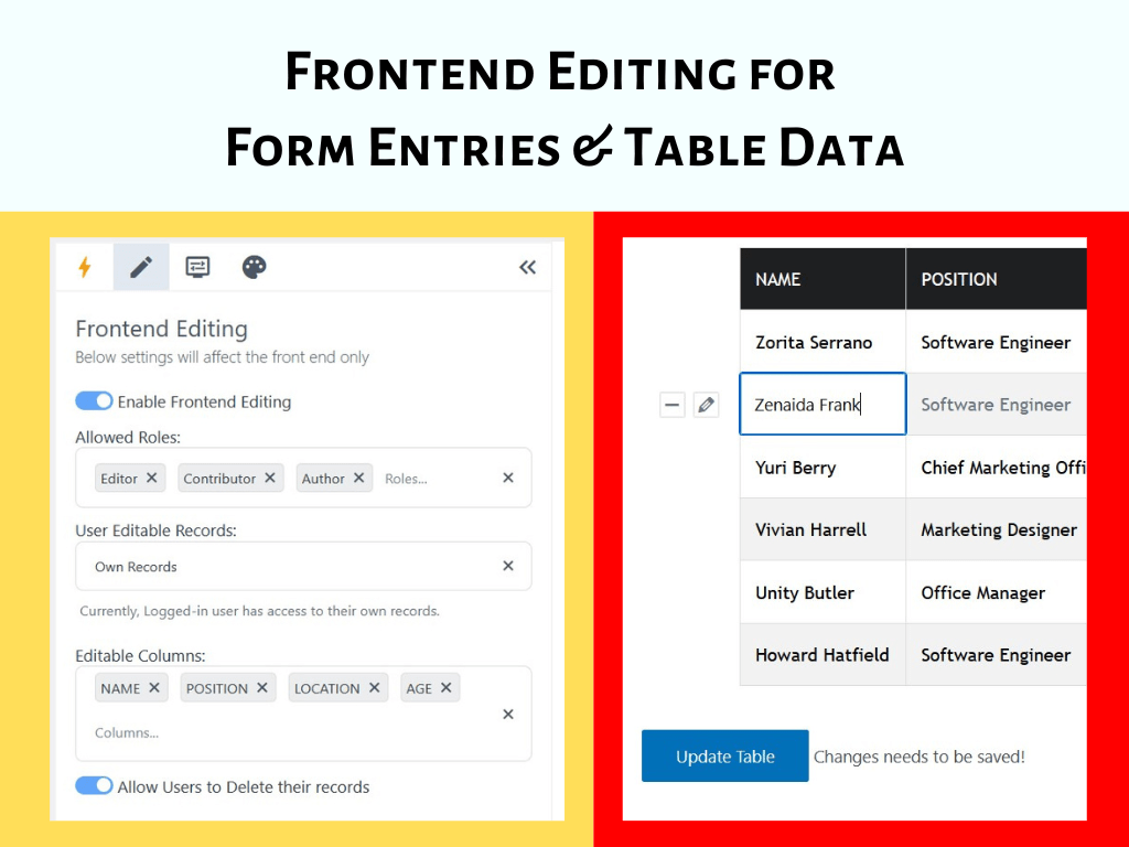 Insert Tablesome shortcode to any WordPress posts and pages