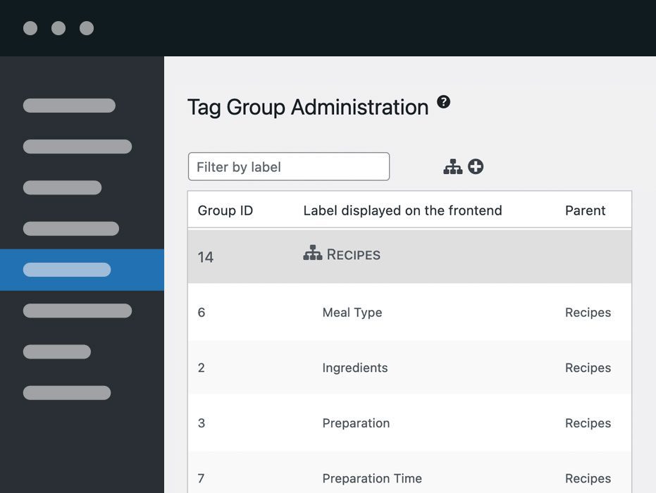 The Tag Groups plugin allows you to organize terms in groups.