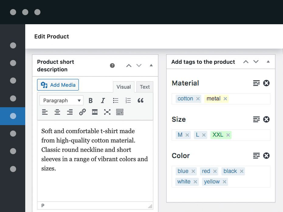 Tag Groups has a custom metabox so you can add terms into specific groups.