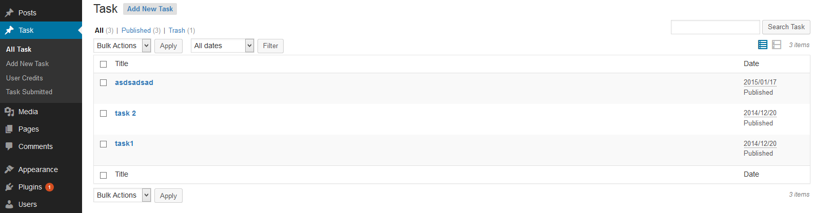 After activation , there will be a task panel found in admin panel who has the "administrator" role