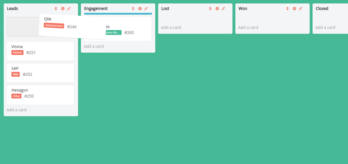 Inquiries are displayed in Restyaboard instance for easy managing