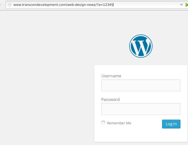 Access the admin login with the proper access code and you'll have the VIP treatment of being shown your WP login.