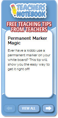 Widget with sample *Teaching Tip*.