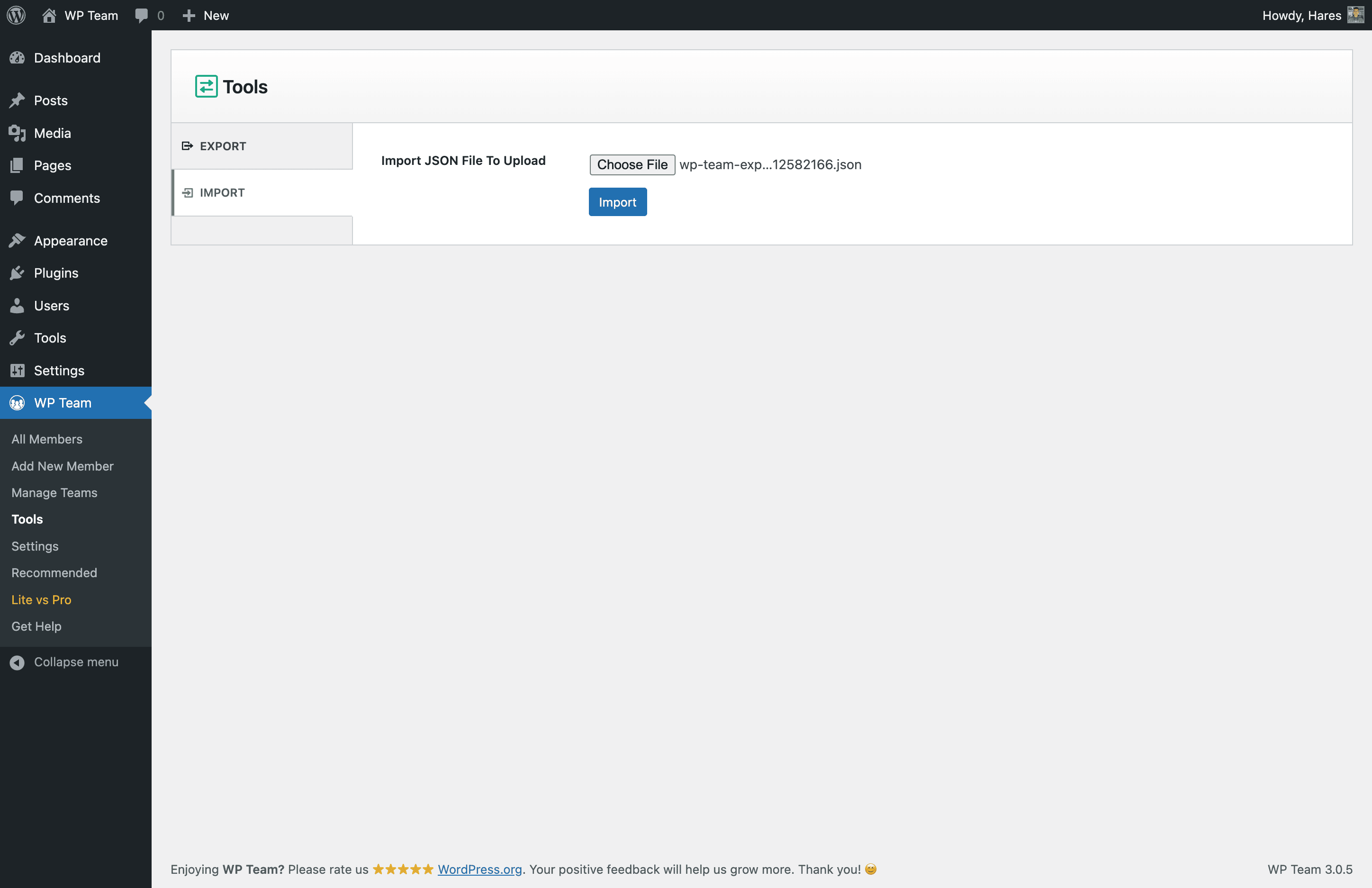 Custom CSS and JS