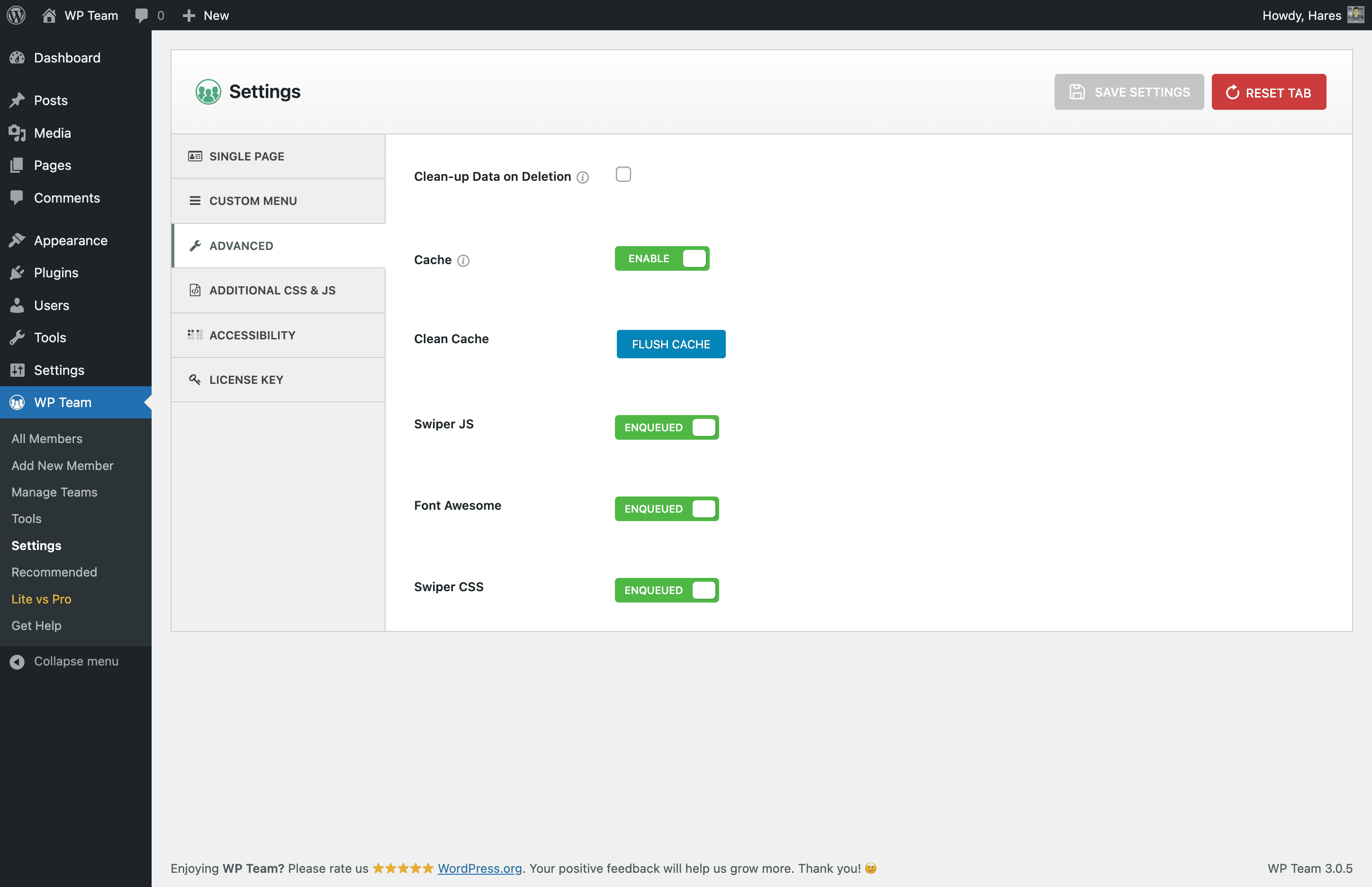 Accessibility Settings