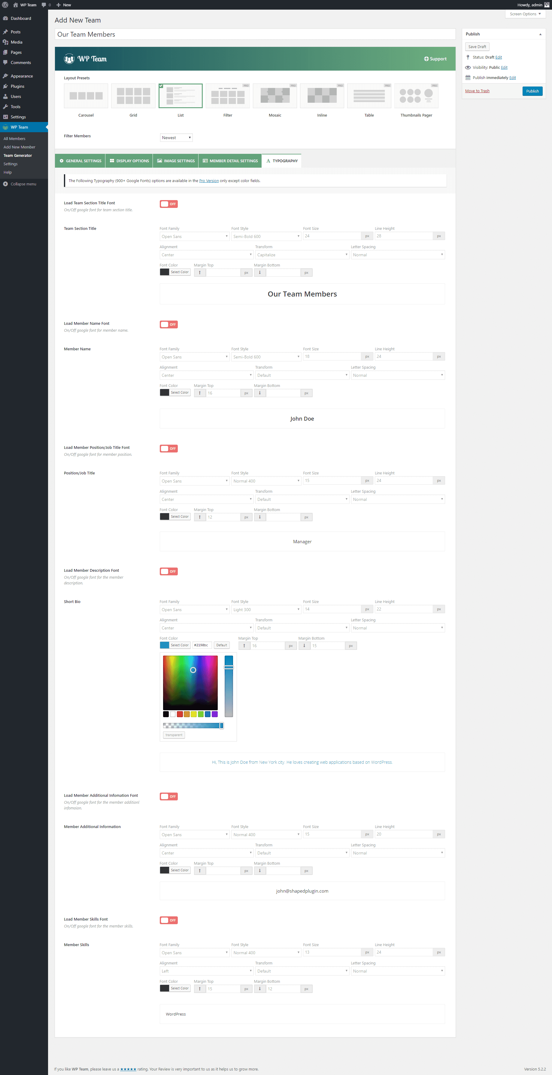 Accessibility Settings