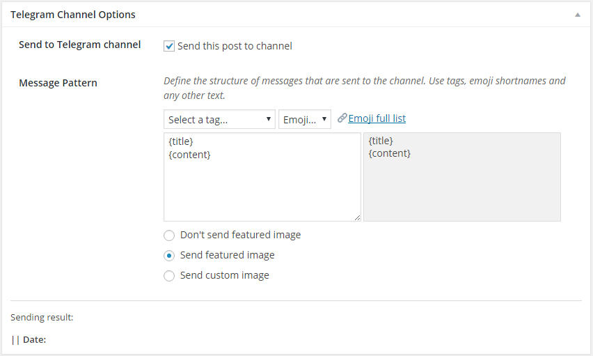 Metabox in post editor allows you to override global settings.