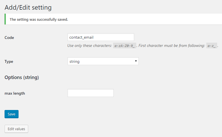 Setting up a variable