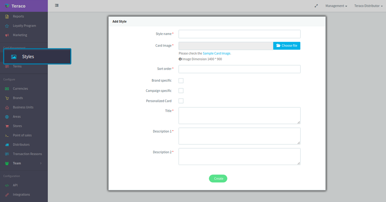 Upload Styles.