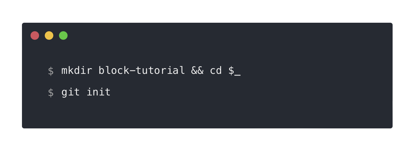 By default, each command line is prefixed with "$".