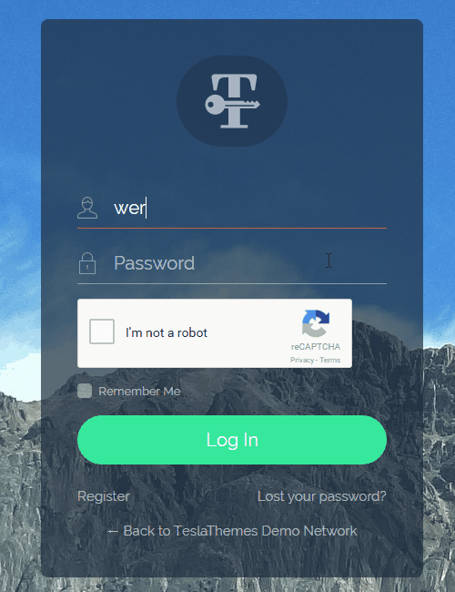 Demo of Mercury Template