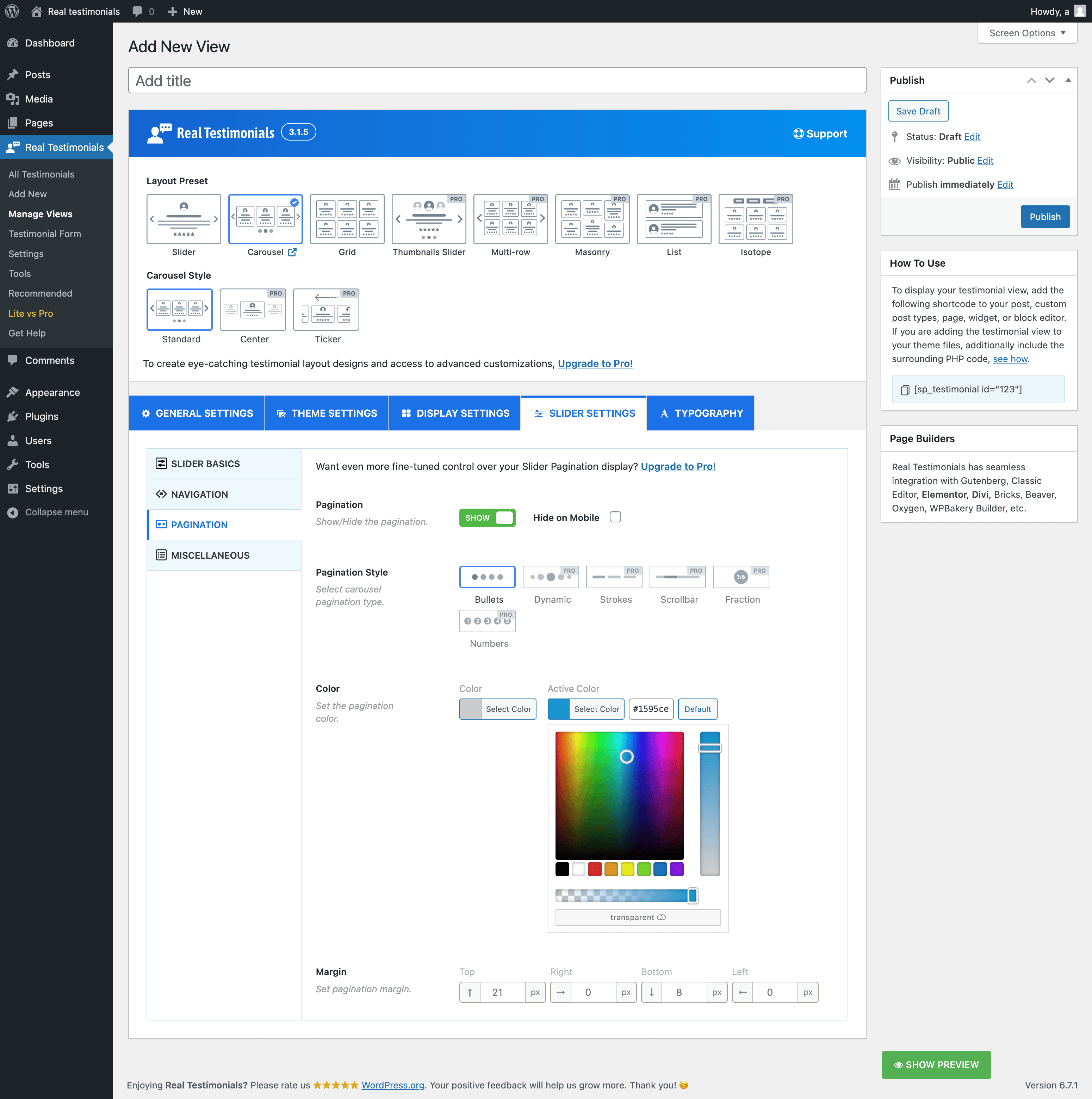 Theme Settings