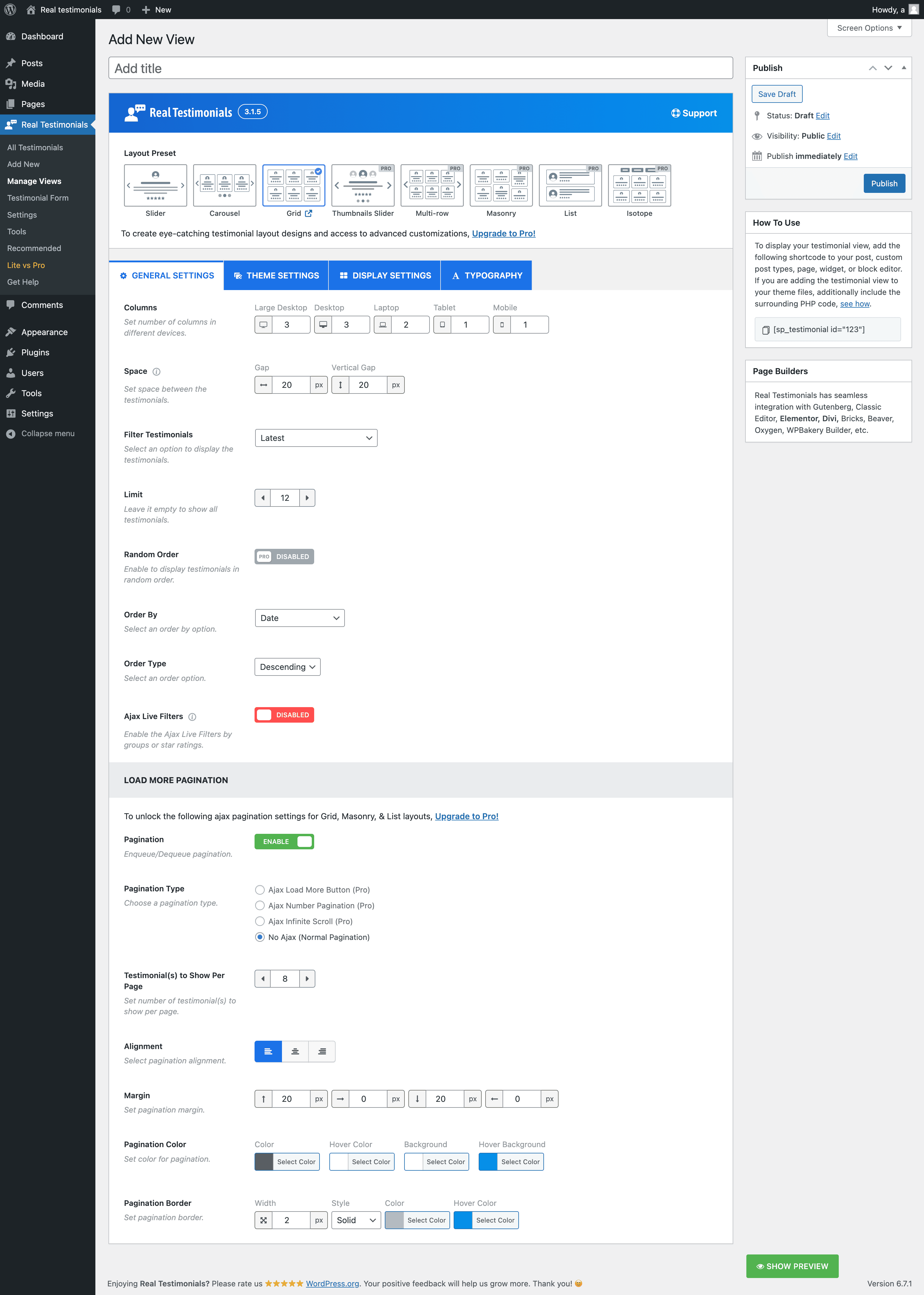 Form Status Control