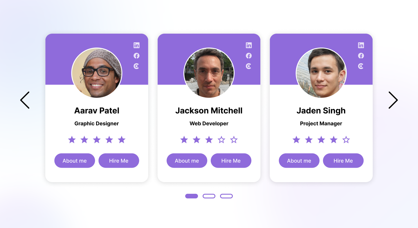 Content testimonial slider settings