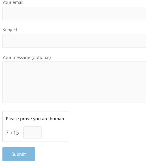 Frontend View.