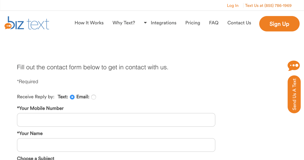 Advanced form options - display as many forms as you would like, each customized for a specific method to receive and send text and email. screenshot-5.(png|jpg|jpeg|gif).