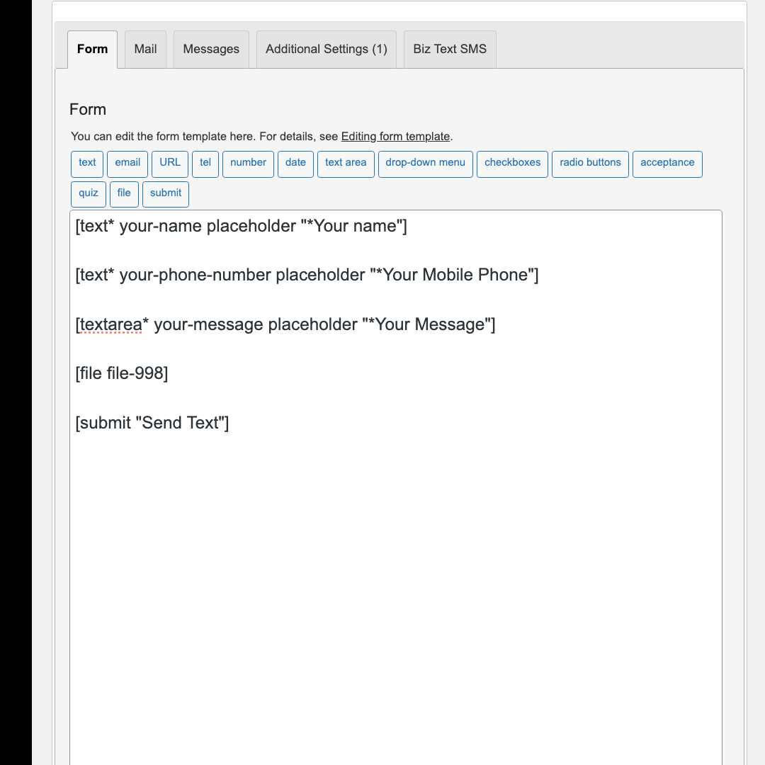 add field to the contact form to collect mobile number screenshot-2.(png|jpg|jpeg|gif).