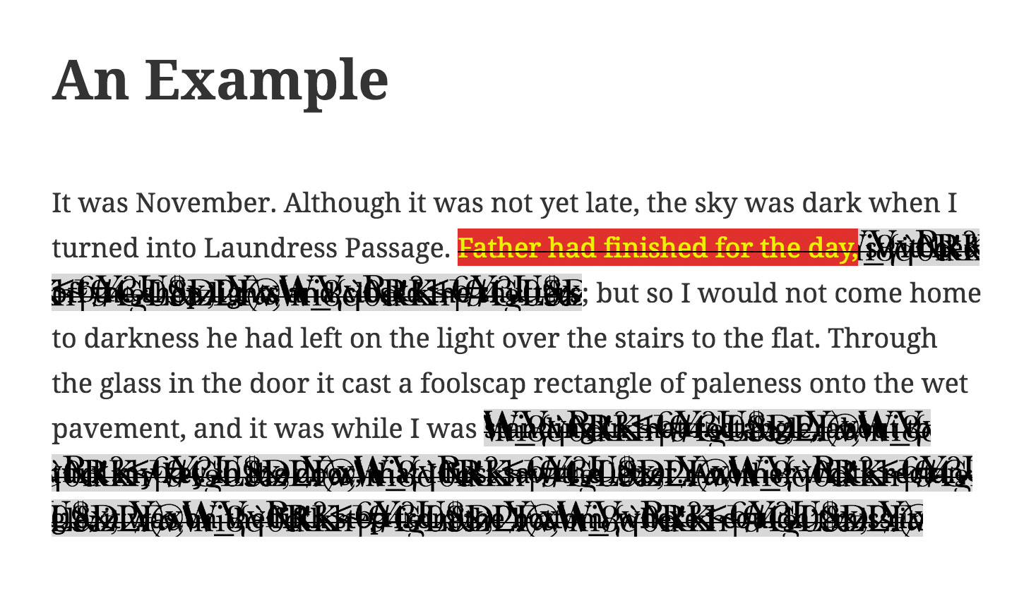 Result:Example of various styles