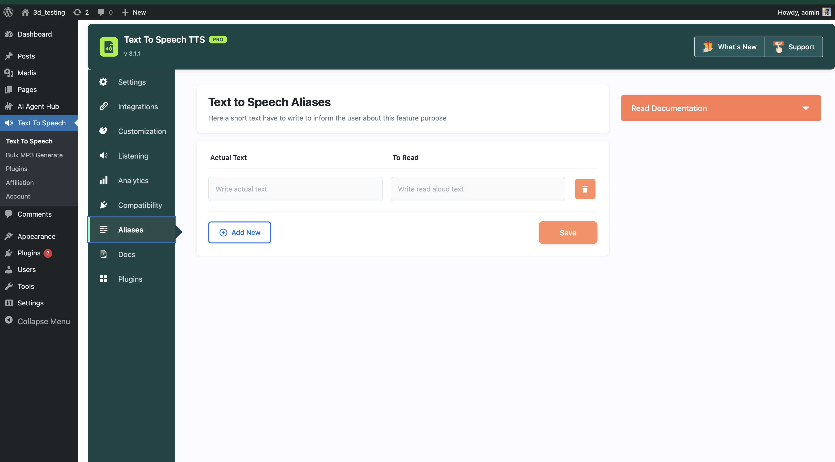 Analytics dashboard — engagement funnel, device types, and listening trends.