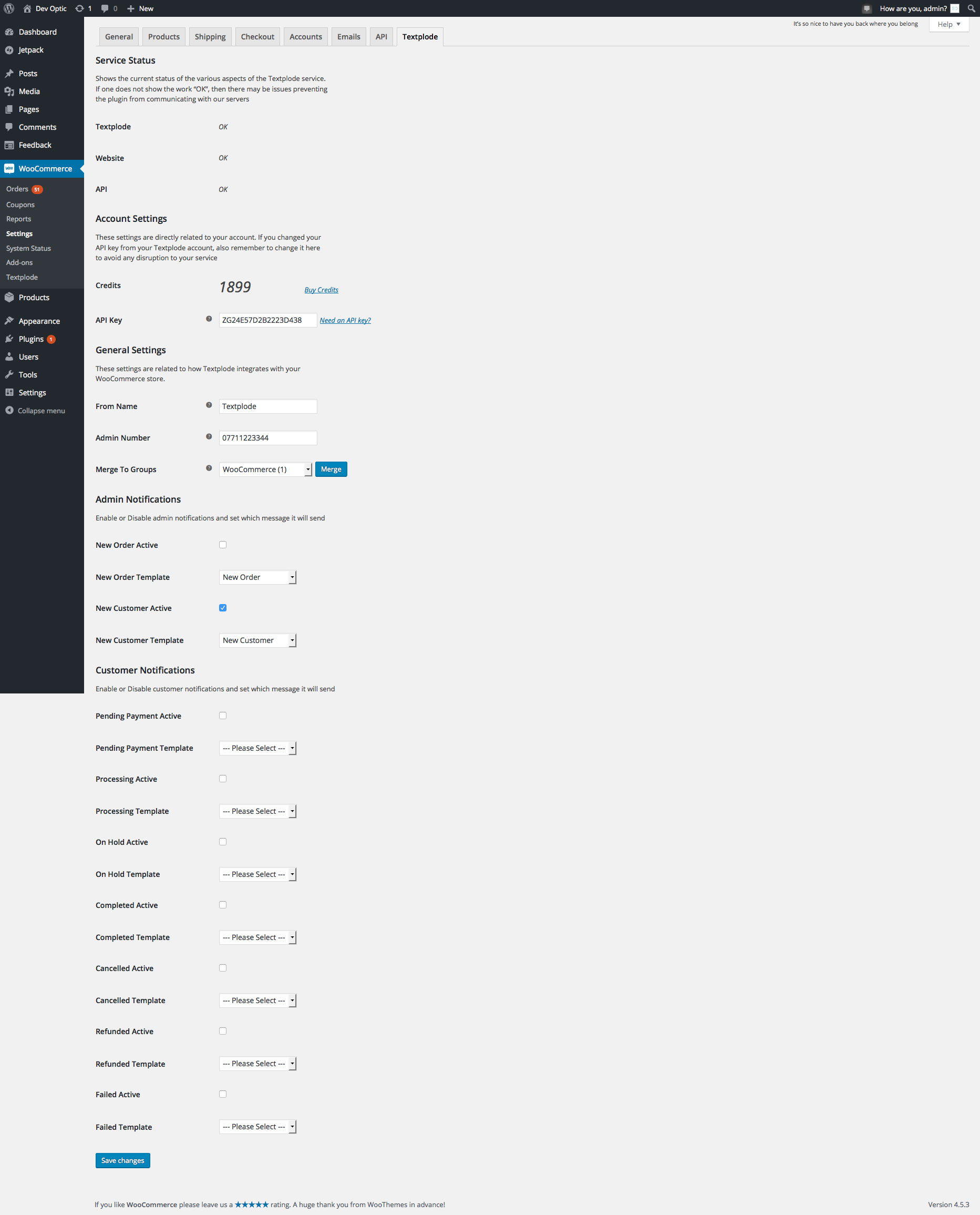 General Textplode Settings / Setup